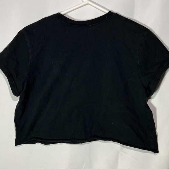 Bite Me Vampire Halloween Prepare To Scare Youth Black Crop Top Size 2XL. - Picture 4 of 4